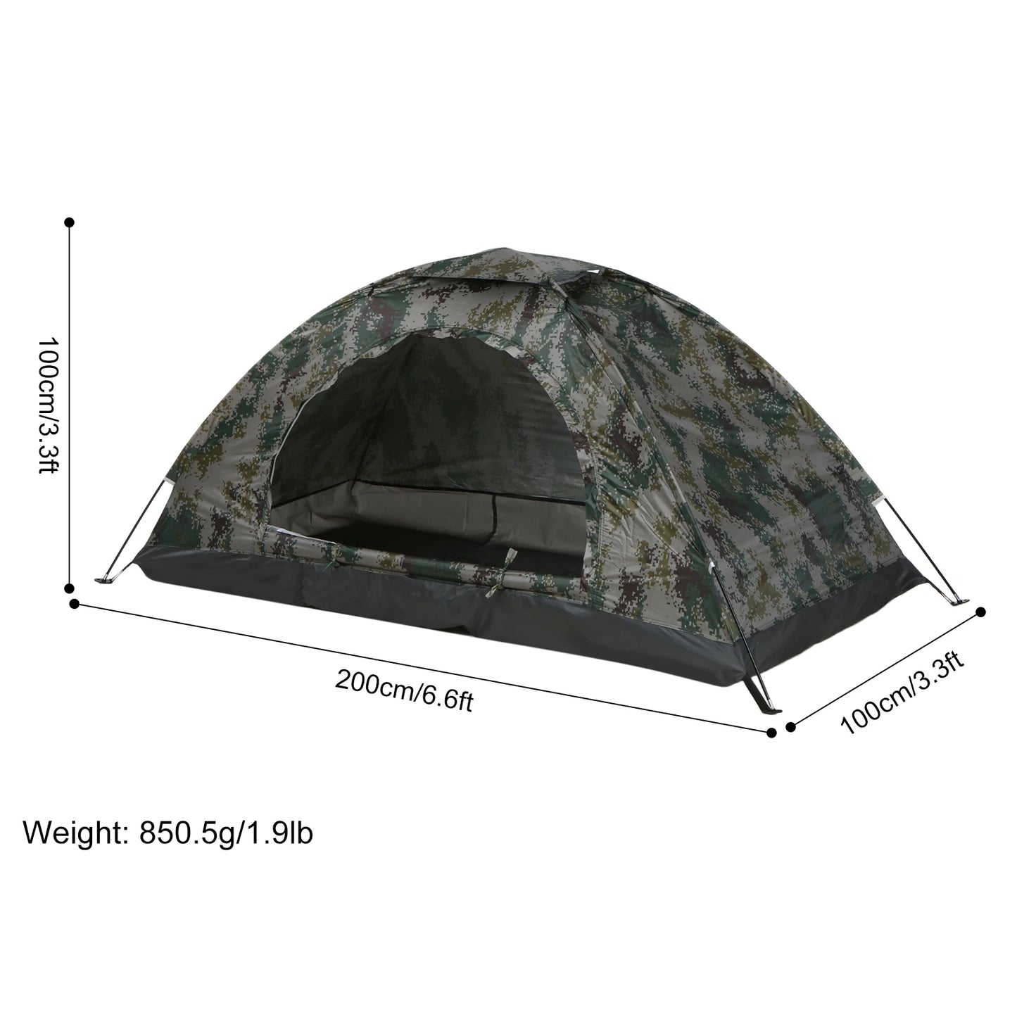 Ultralight 1,2 Person Camping Tent | Portable Hiking & Moto Shelter