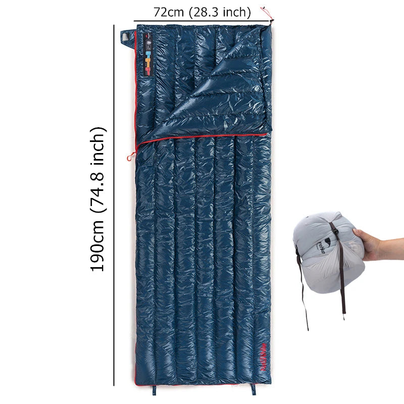 Waterproof Goose Down Sleeping Bag | Ultralight Mummy for Winter Camping