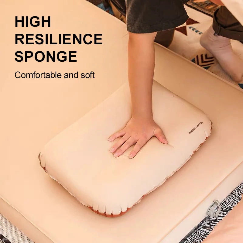 Portable Self-Inflating Sleeping Pillow | 3D Ultralight Sponge