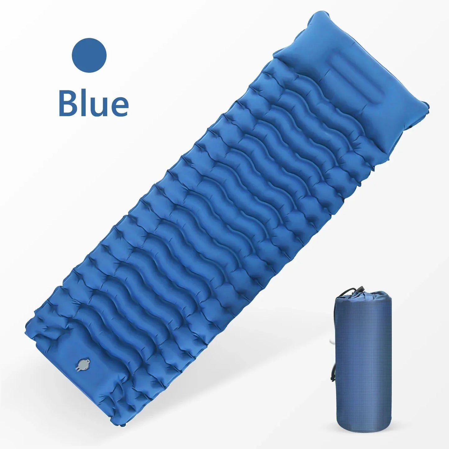 Thicken Inflatable Sleeping Pad | Built-in Pillow & Pump