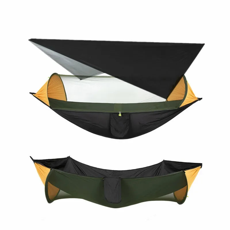 Camping Hammock with Mosquito Net & Rain Fly Tarp