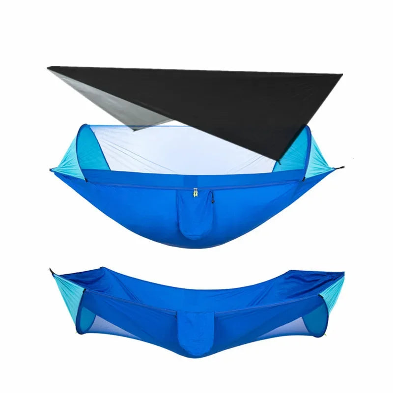 Camping Hammock with Mosquito Net & Rain Fly Tarp