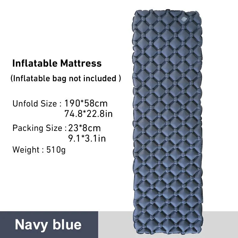 Ultralight Inflatable Sleeping Pad | Portable Air Cushion for Travel Hiking