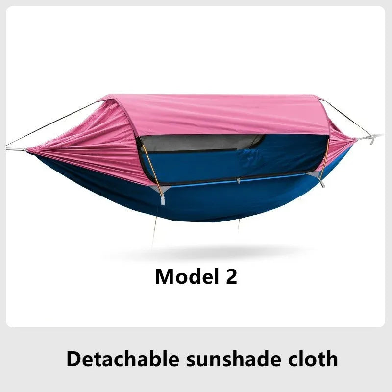 Hammock | Anti-Rollover, Sun Shading & Anti-Mosquito Single or Double Person