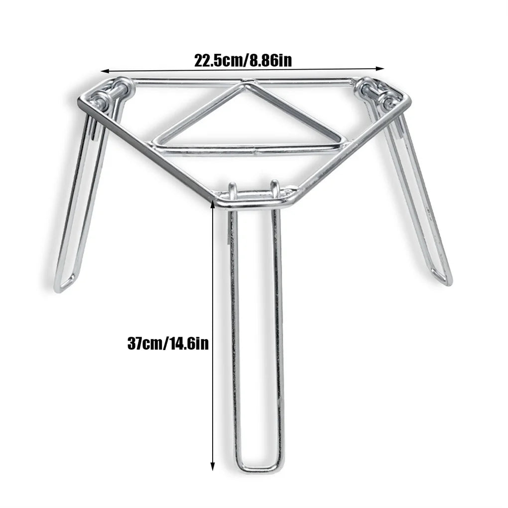 Campfire Rack Grill Grate Tripod Stand | Fireplace Cooking Cookware