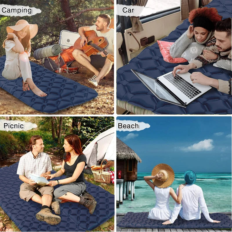 Ultralight Inflatable Sleeping Pad | Portable Air Cushion for Travel Hiking