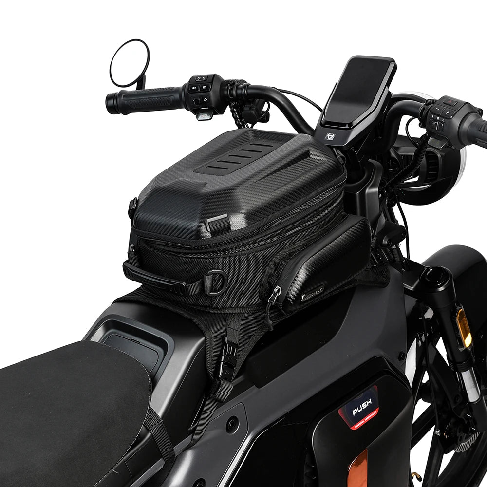 Motorcycle Tank Saddle Bag Backpack | Hardshell 15L-18L Universal Fit