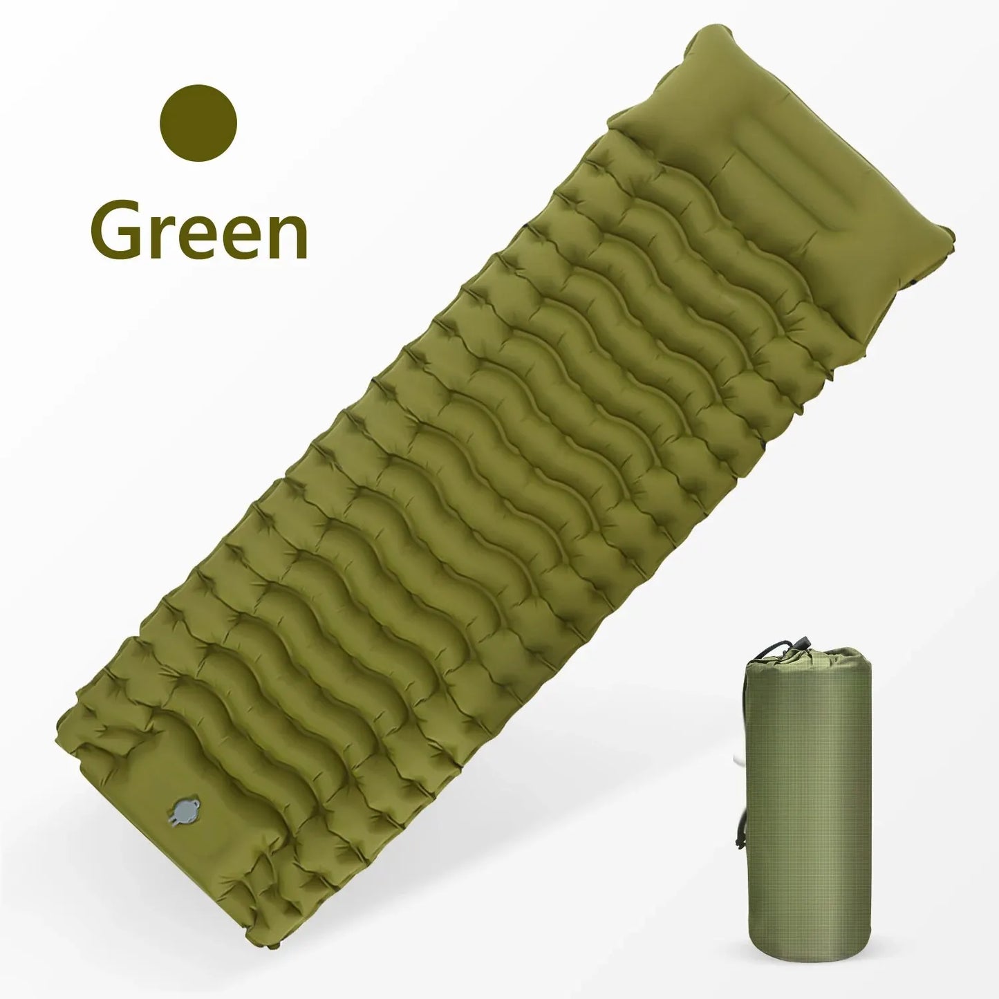 Thicken Inflatable Sleeping Pad | Built-in Pillow & Pump