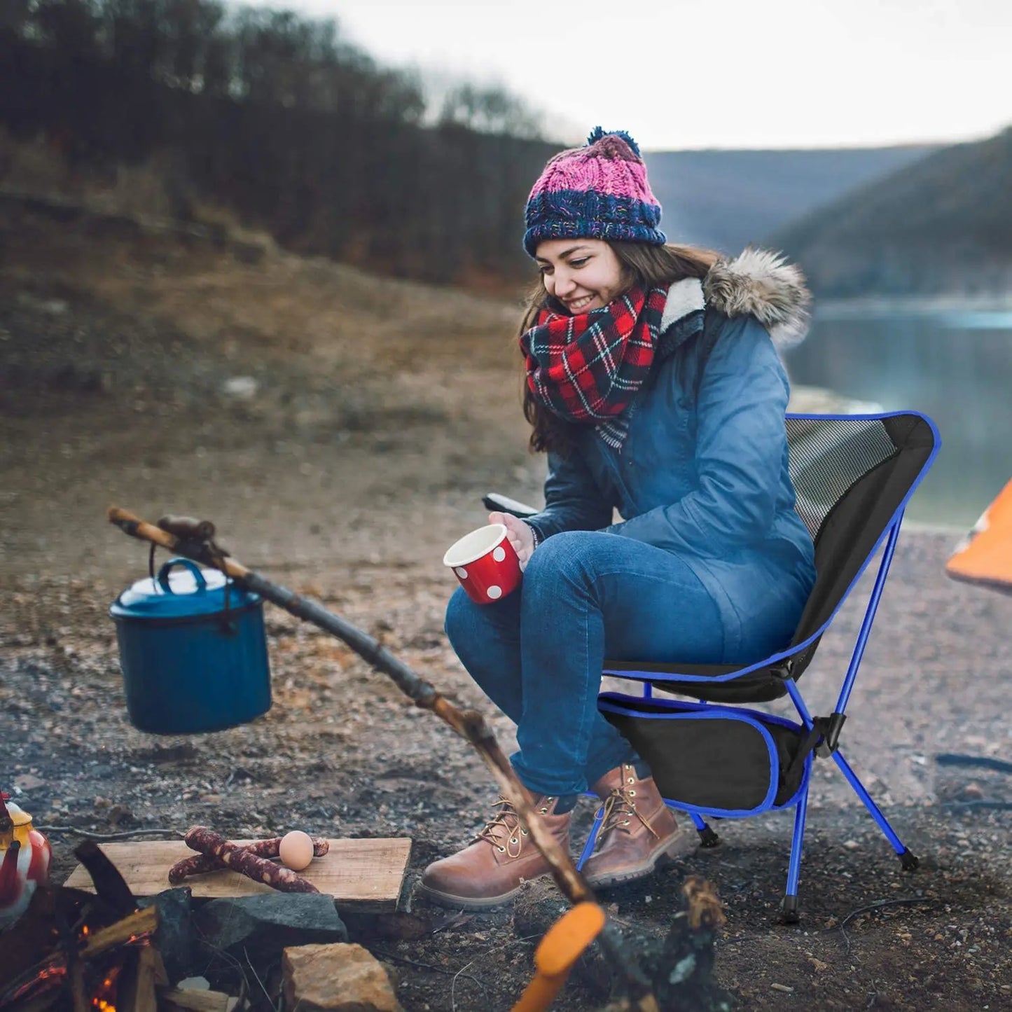 Ultralight Folding Camping Chair | Portable Outdoor Stool