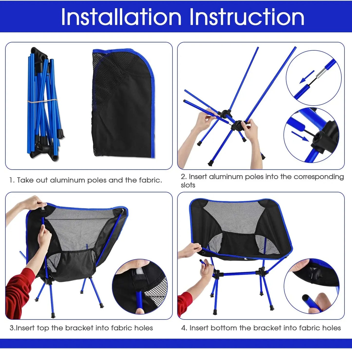 Ultralight Folding Camping Chair | Portable Outdoor Stool