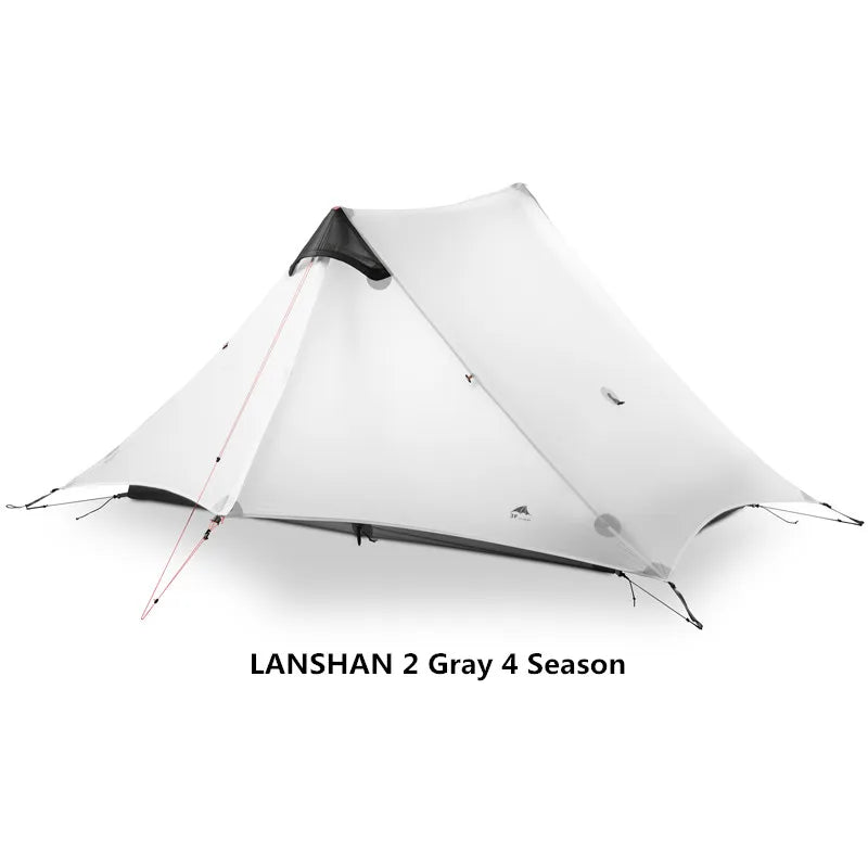 Ultralight 1-2 Person 3/4 Season Camping Tent | 15D Silnylon Rodless