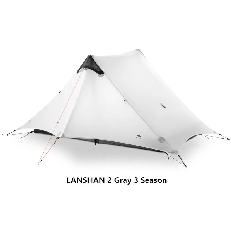 Ultralight 1-2 Person 3/4 Season Camping Tent | 15D Silnylon Rodless