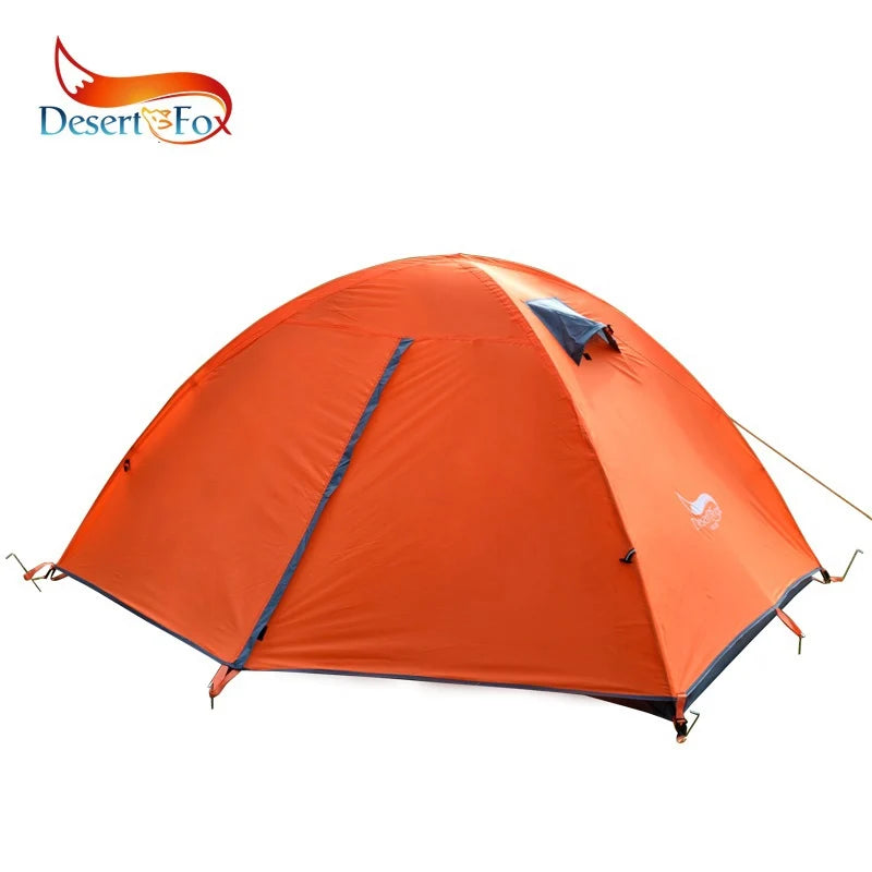 2 Person 4 Seasons Waterproof Double Layer Camping Tent | Portable Travel Shelter