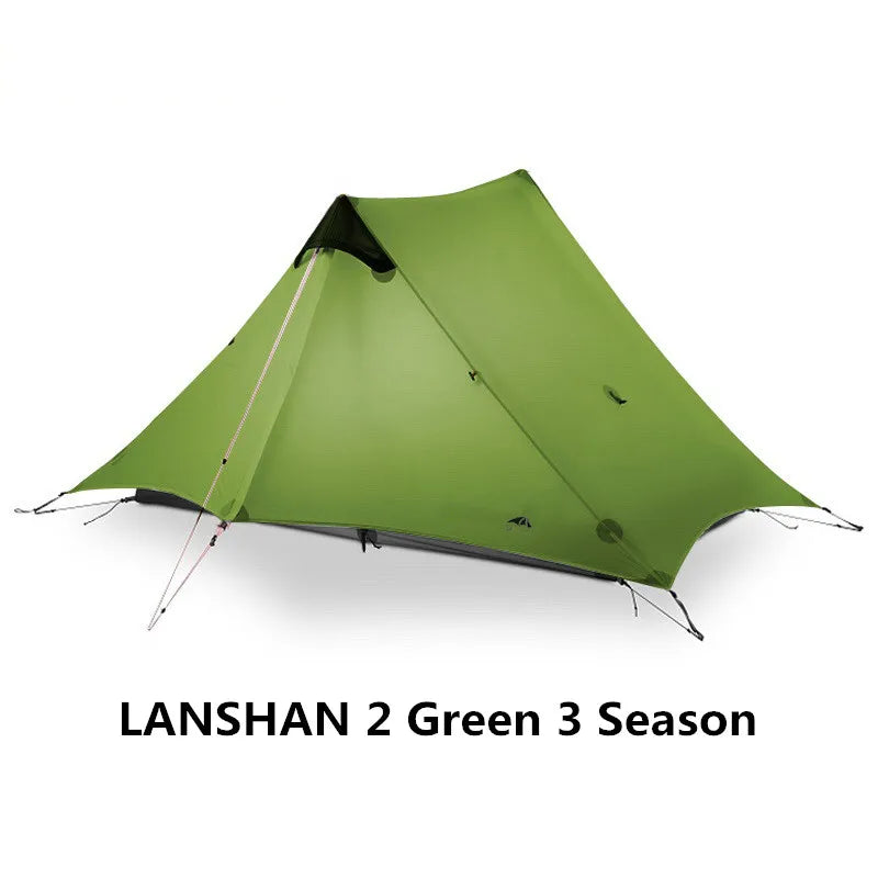 Ultralight 1-2 Person 3/4 Season Camping Tent | 15D Silnylon Rodless