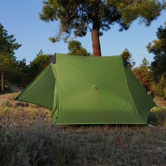 Ultralight 2Person 3Season Camping Tent | 15D Silnylon Rodless