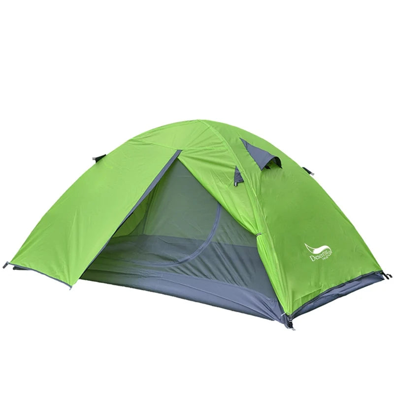 2 Person 4 Seasons Waterproof Double Layer Camping Tent | Portable Travel Shelter