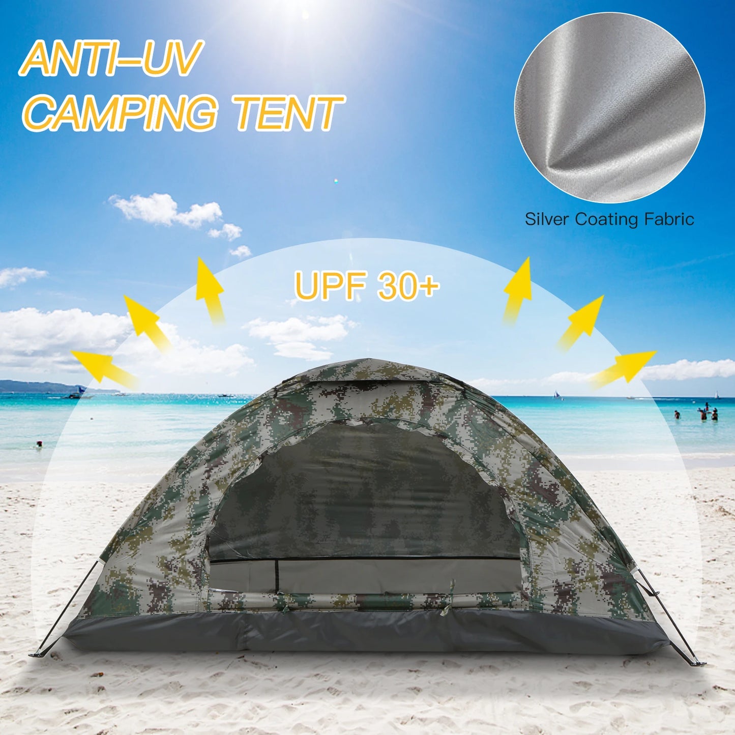 Ultralight 1,2 Person Camping Tent | Portable Hiking & Moto Shelter