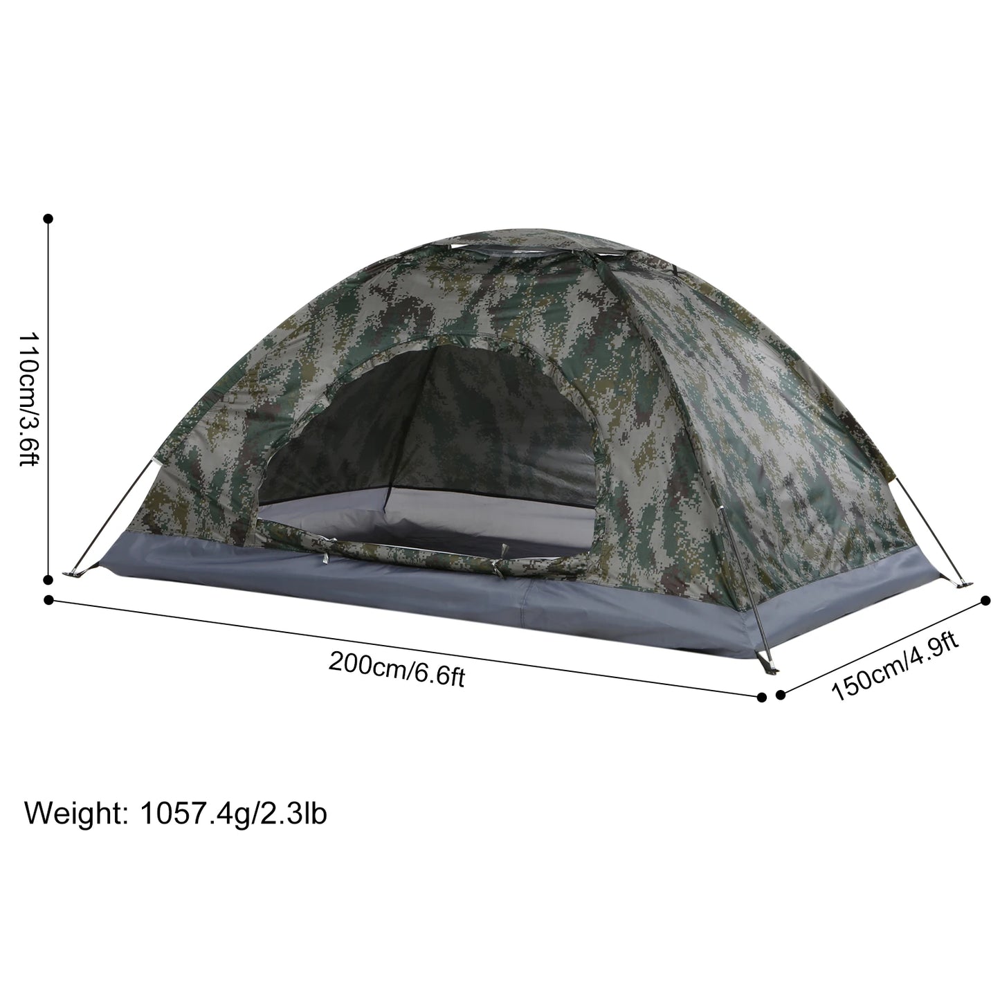 Ultralight 1,2 Person Camping Tent | Portable Hiking & Moto Shelter