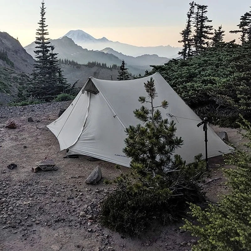 Ultralight 1-2 Person 3/4 Season Camping Tent | 15D Silnylon Rodless
