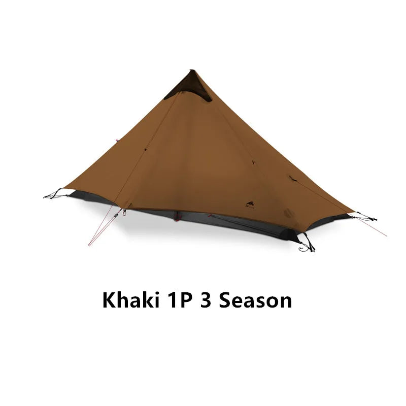 Ultralight 1-2 Person 3/4 Season Camping Tent | 15D Silnylon Rodless