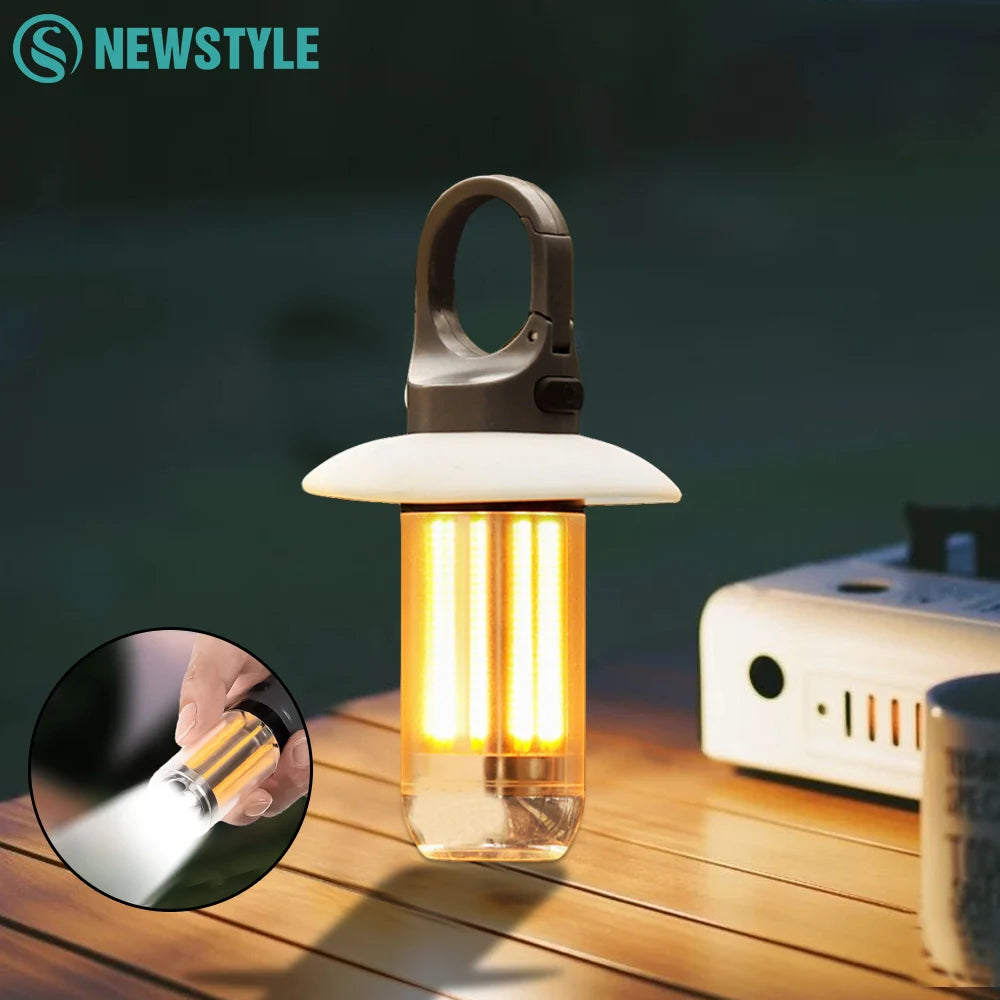 LED Flashlight Camping Lantern | Super Bright Portable Hanging Tent Lamp Waterproof