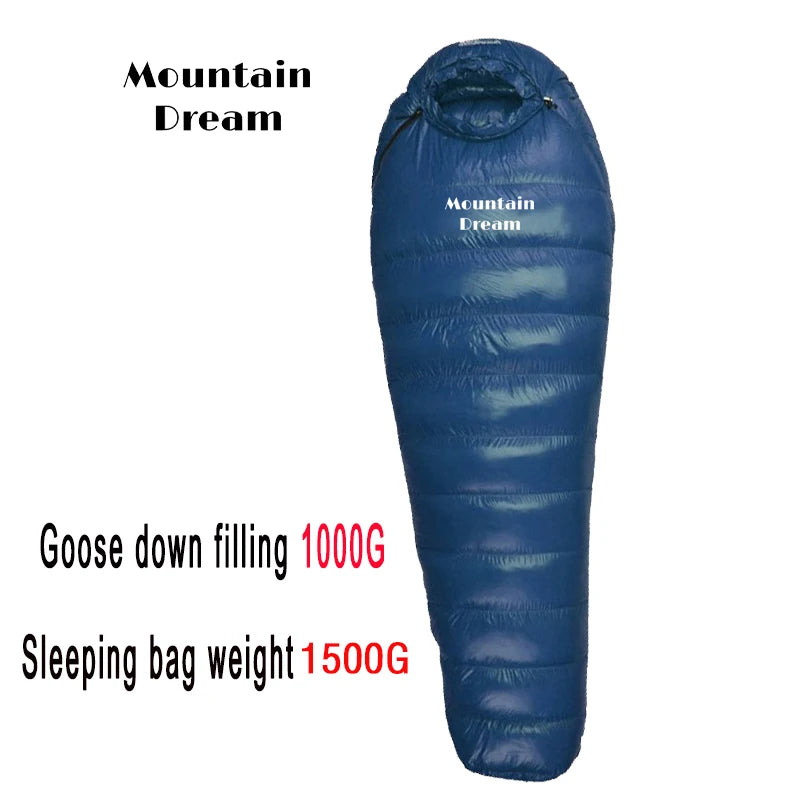 White Goose Down Mummy Sleeping Bag | Three Seasons