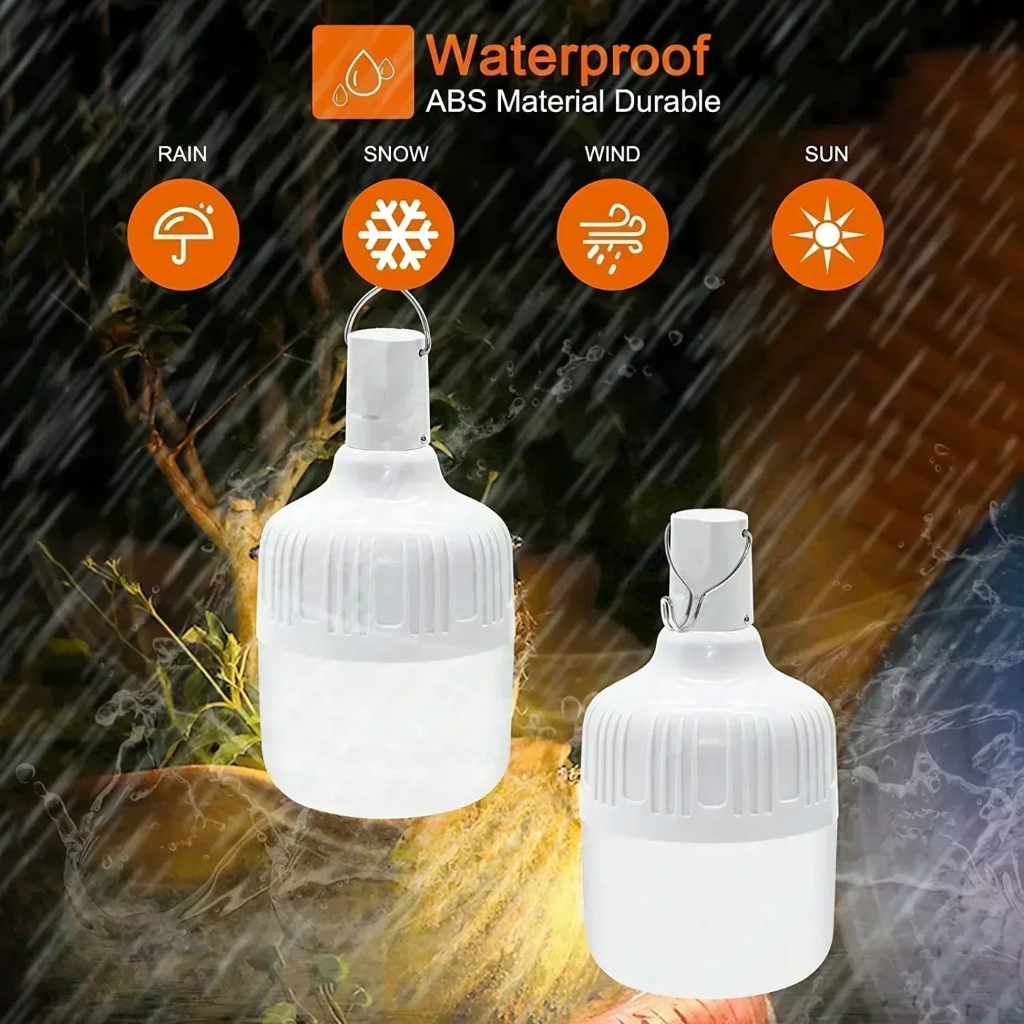 60W Light Outdoor Camping LED Light Bulb Lantern