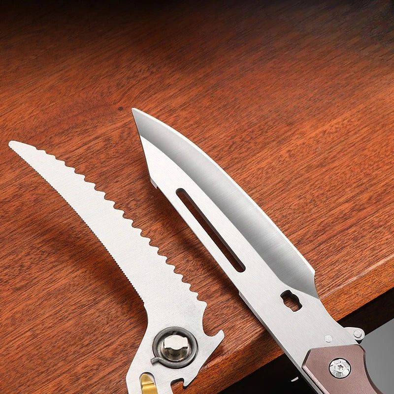 Heavy Duty Stainless Steel Kitchen Shears | Poultry & Meat Scissors