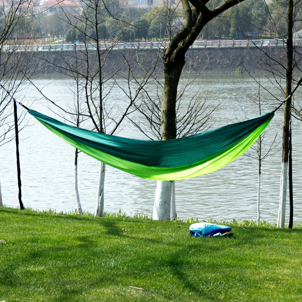 Portable Nylon Parachute Fabric Camping Hammock
