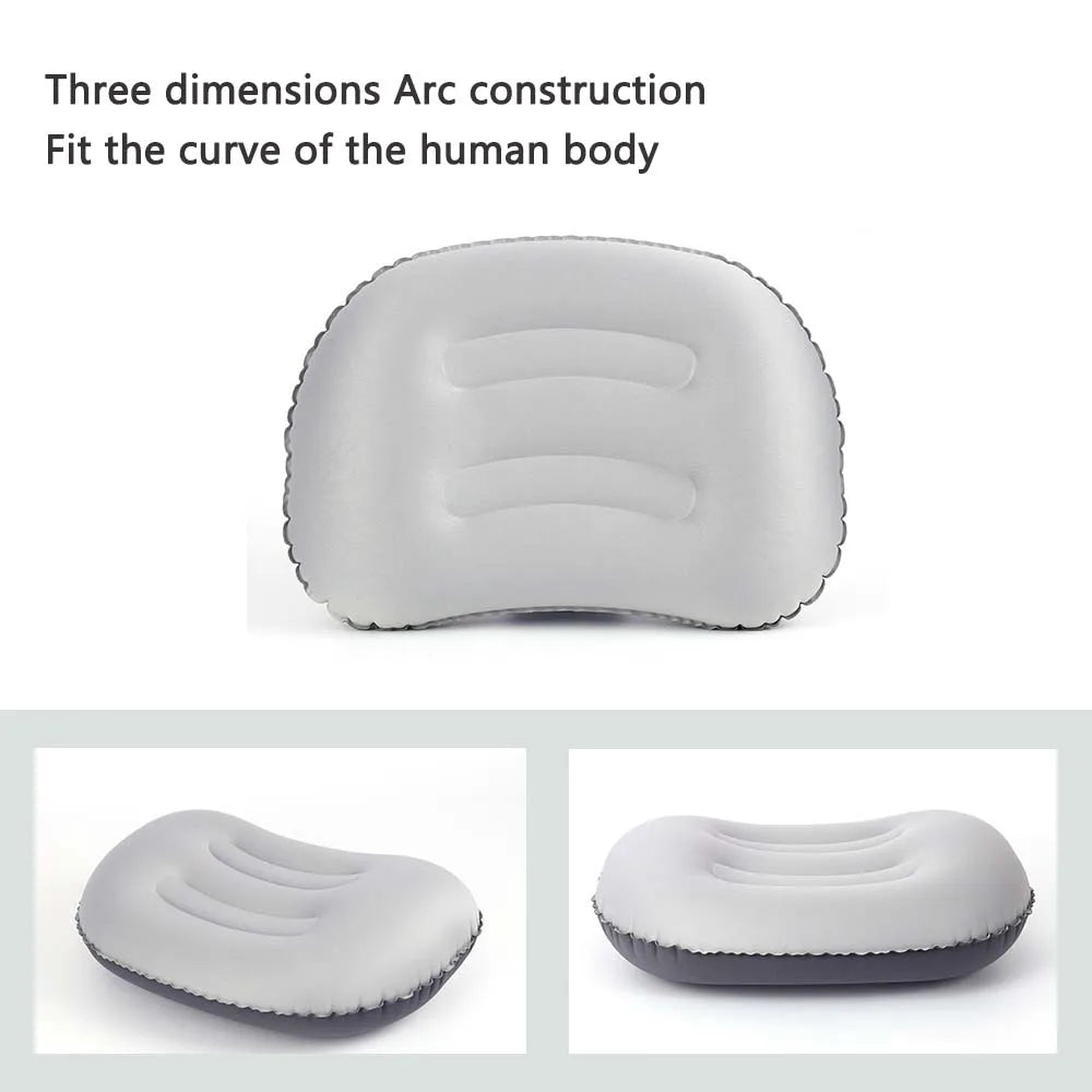 Inflatable Pillow | Outdoor Compressible Folding Air Cushion