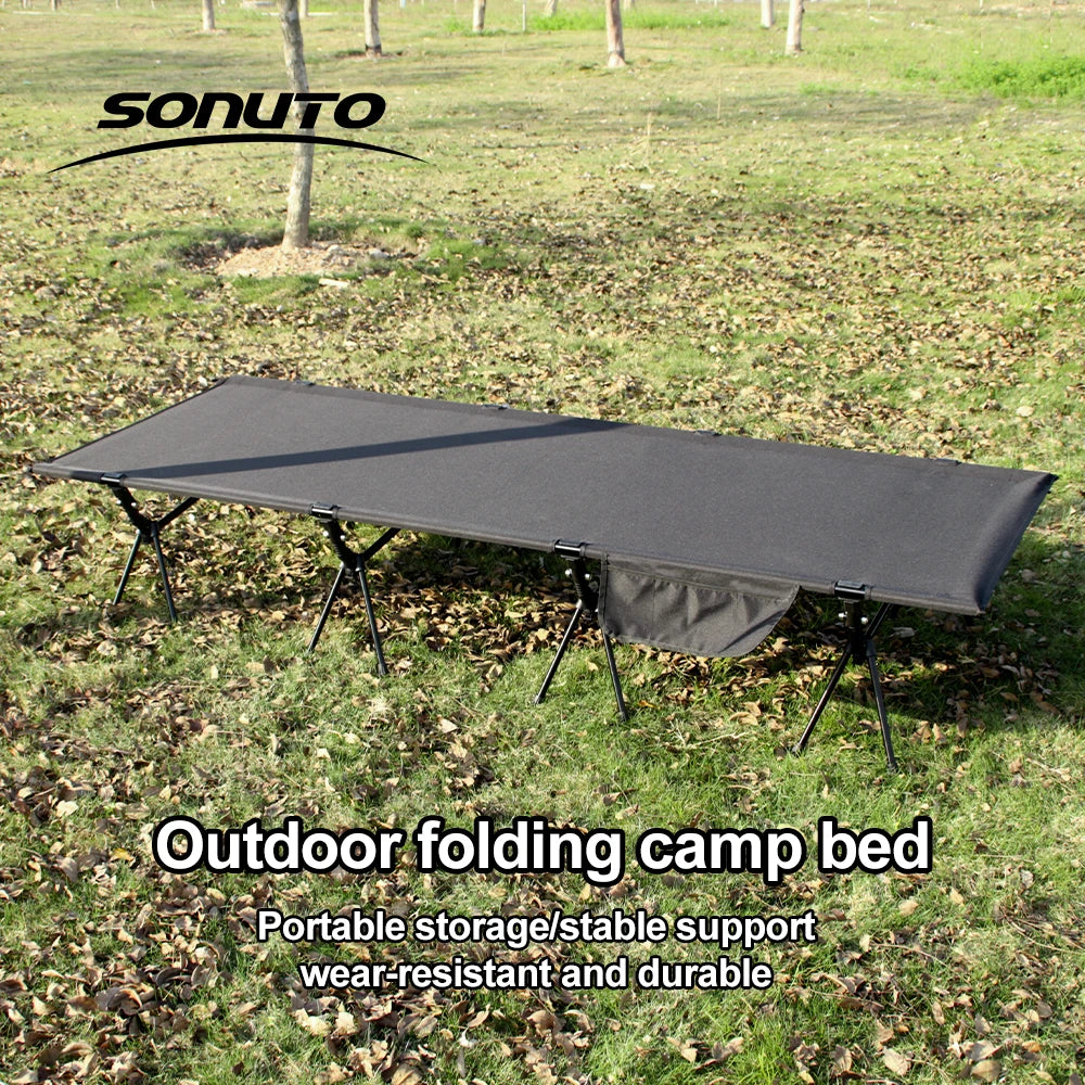 Military Camping Cot | Portable Folding Bed (210x80cm, 4kg Lightweight)