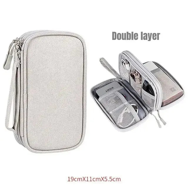 Travel Organizer Bag | Portable Waterproof Double Layers Storage