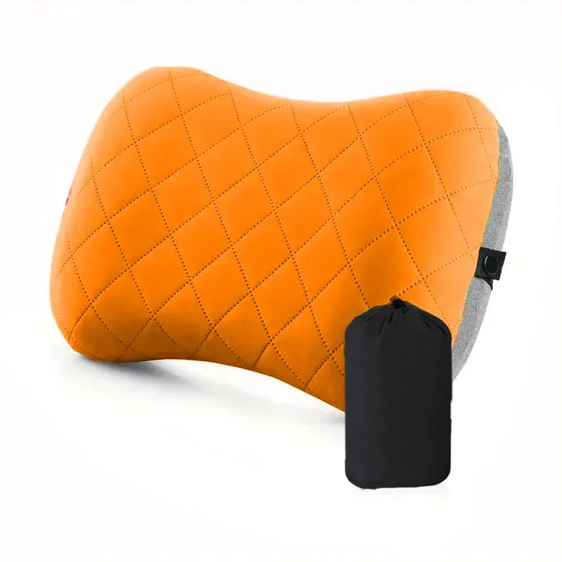 Ultralight Inflatable Camping Travel Pillow | Soft Washable Cover