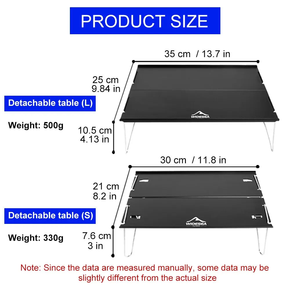 Ultralight Folding Camping Table | Portable Outdoor Surface