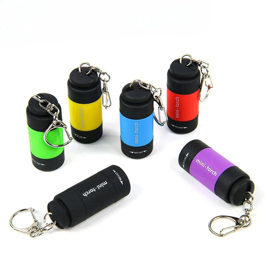 Outdoor Keychain Flashlight | Mini LED Pocket Flashlight for Camping & Emergencies