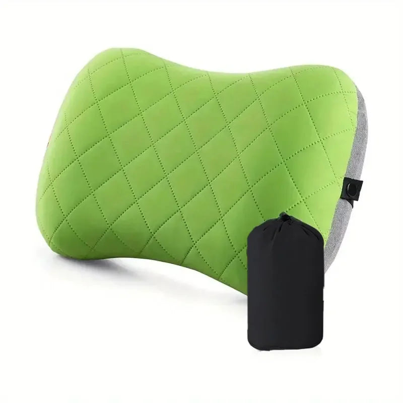 Ultralight Inflatable Camping Travel Pillow | Soft Washable Cover