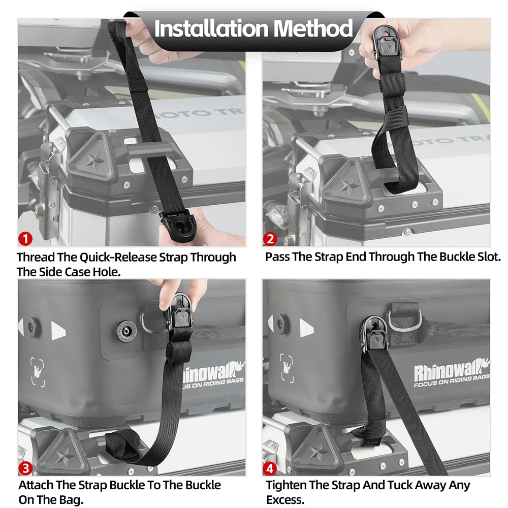 Motorcycle Top Bag | Waterproof Dry Top Side Case Expansion Bag Hardshell Saddle Luggage