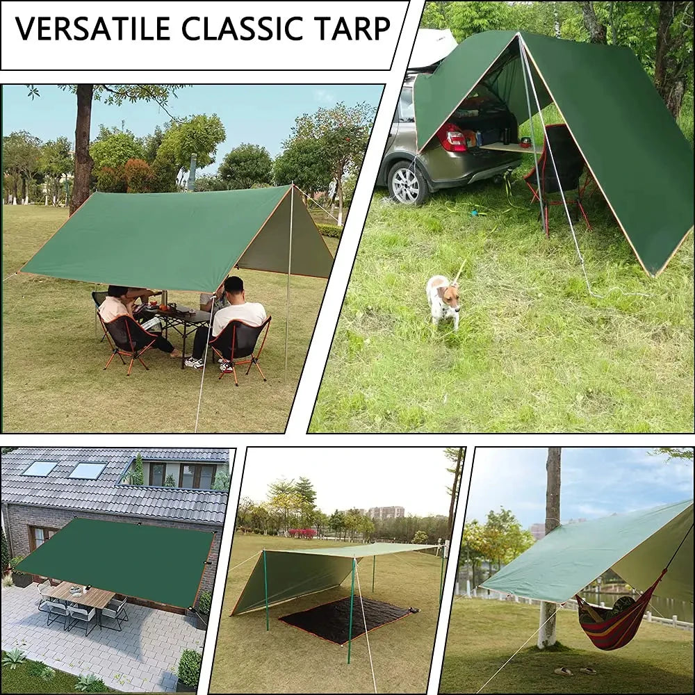 Ultralight Waterproof Camping Tarp | Outdoor Sun Shelter & Awning