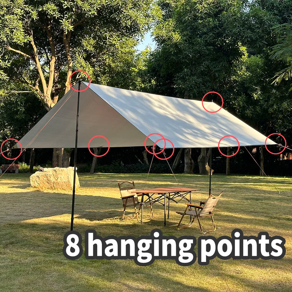 Ultralight Waterproof Camping Tarp | Outdoor Sun Shelter & Awning