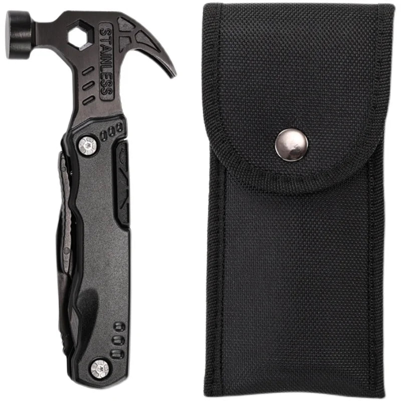 Multi-functional Folding Hammer | Vehicle Safety & Camping Tool