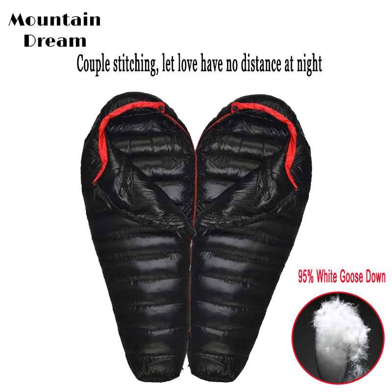 White Goose Down Mummy Sleeping Bag | Three Seasons