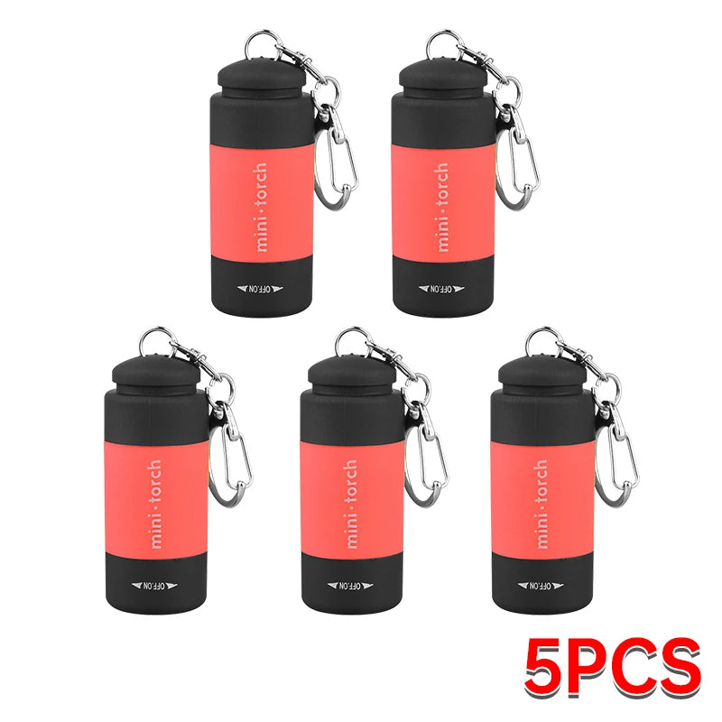 Outdoor Keychain Flashlight | Mini LED Pocket Flashlight for Camping & Emergencies