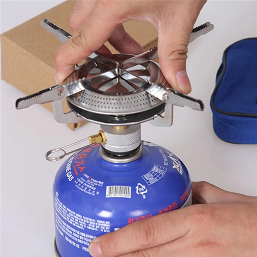Ultralight Folding Mini Gas Stove | Portable Outdoor Cooker