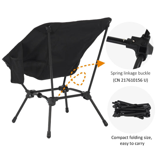 Ultralight Folding Camping Chair | Portable Outdoor Stool