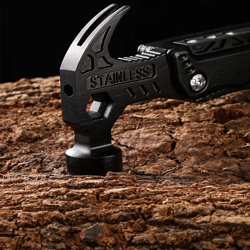 Multi-functional Folding Hammer | Vehicle Safety & Camping Tool