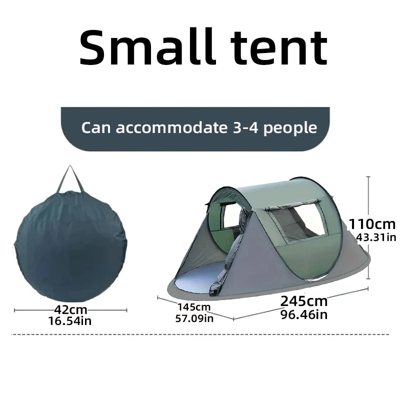 Pop-Up Tent | Waterproof Camping Tent for 5-8 Persons