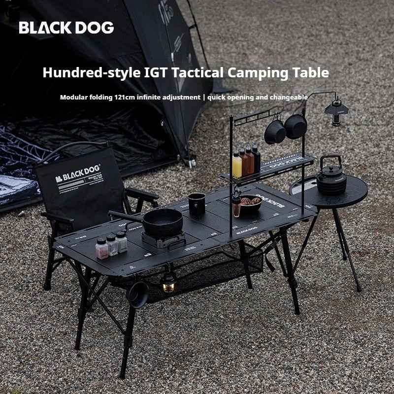 Adjustable Folding Camping Table | Modular Portable Aluminum Alloy Table
