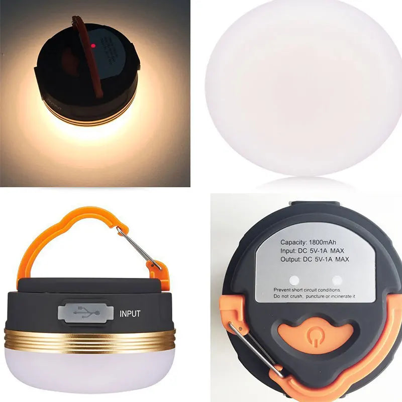 LED Lantern Portable Camping Light | 3 Lighting Modes & Magnetic Tent Lamp