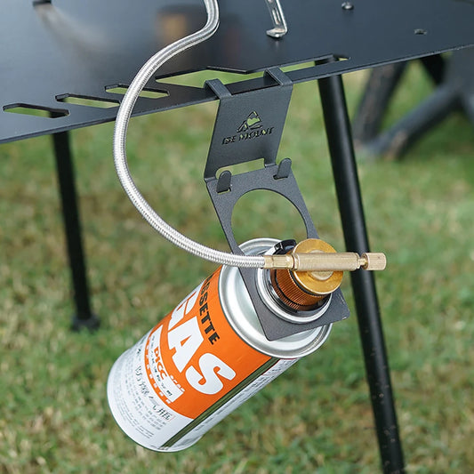 Canister Hanging Hook | Metal Butane Gas Tank Hanger Clip