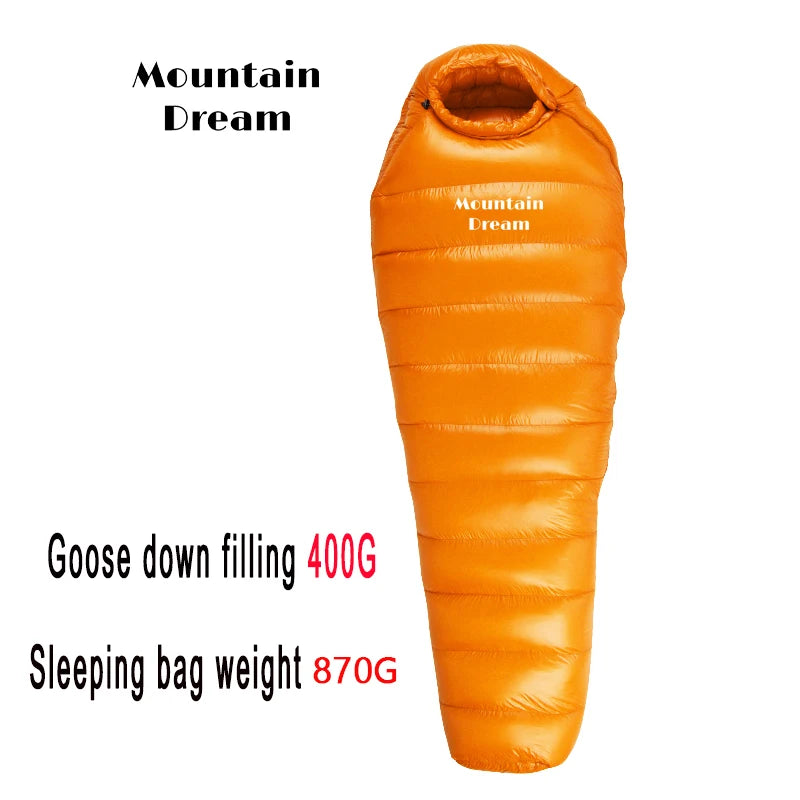 White Goose Down Mummy Sleeping Bag | Three Seasons